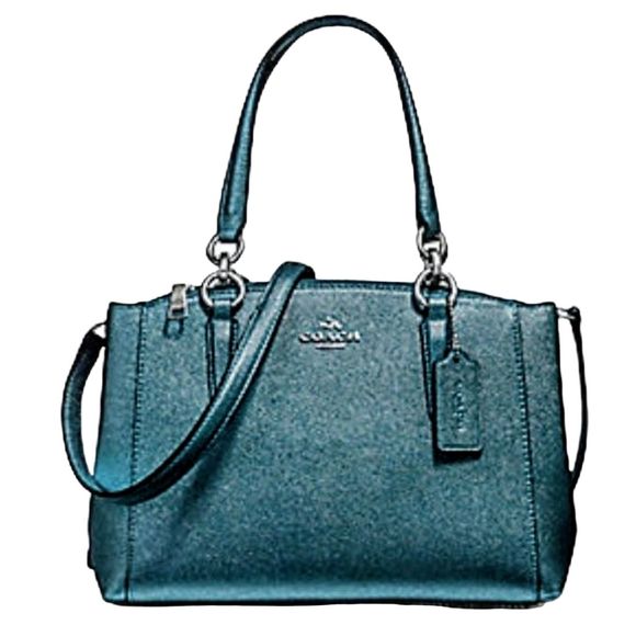 Coach Teal Crossbody Bag - Picture 1 of 15
